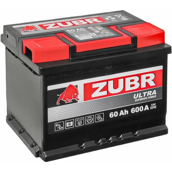 Аккумулятор 60 Аз ZUBR ULTRA 600А